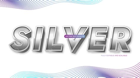 Silver Text Effect Vectors & Illustrations for Free Download.